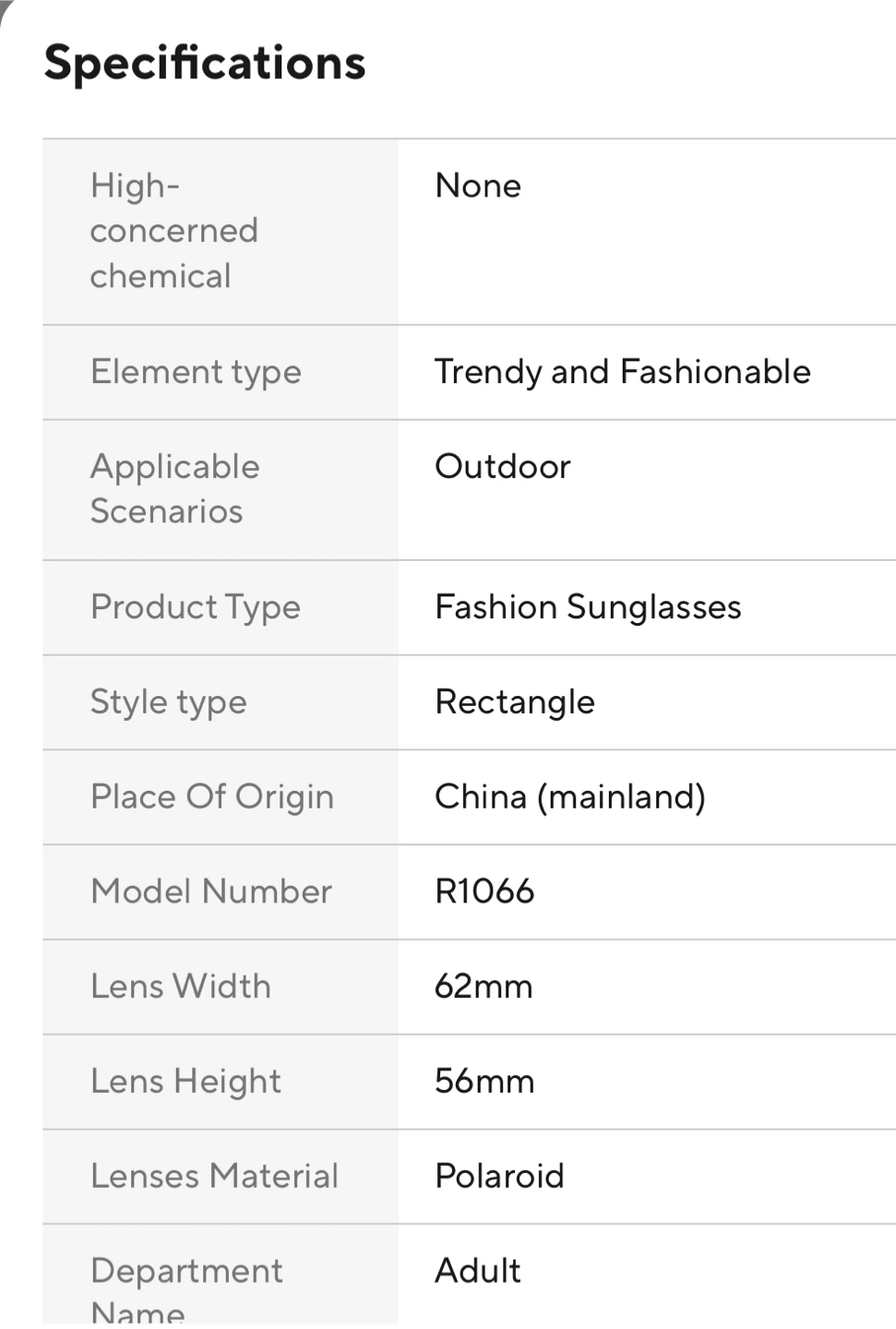 PORH SOS AR Aviator Sunglasses UV400 - Trendy & Fashionable - photo 4