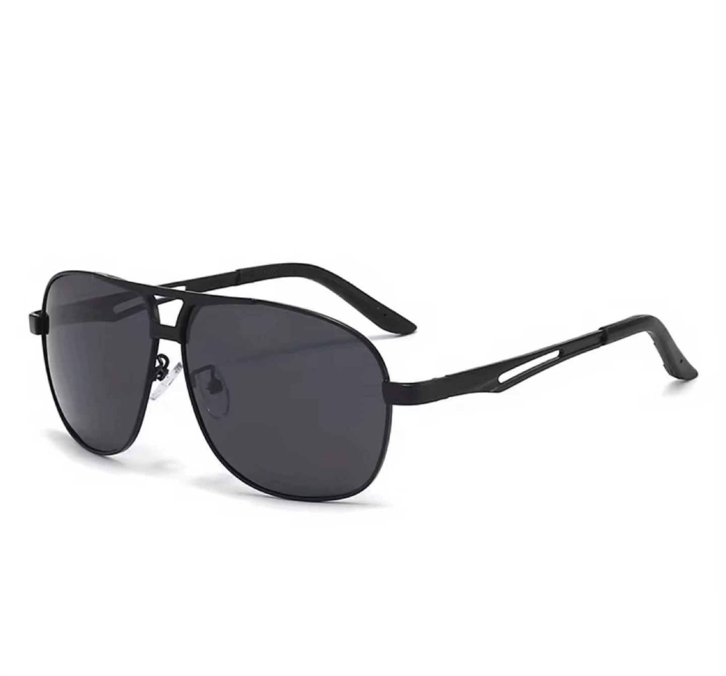 Polarized Aviator Sunglasses - Black - photo 3