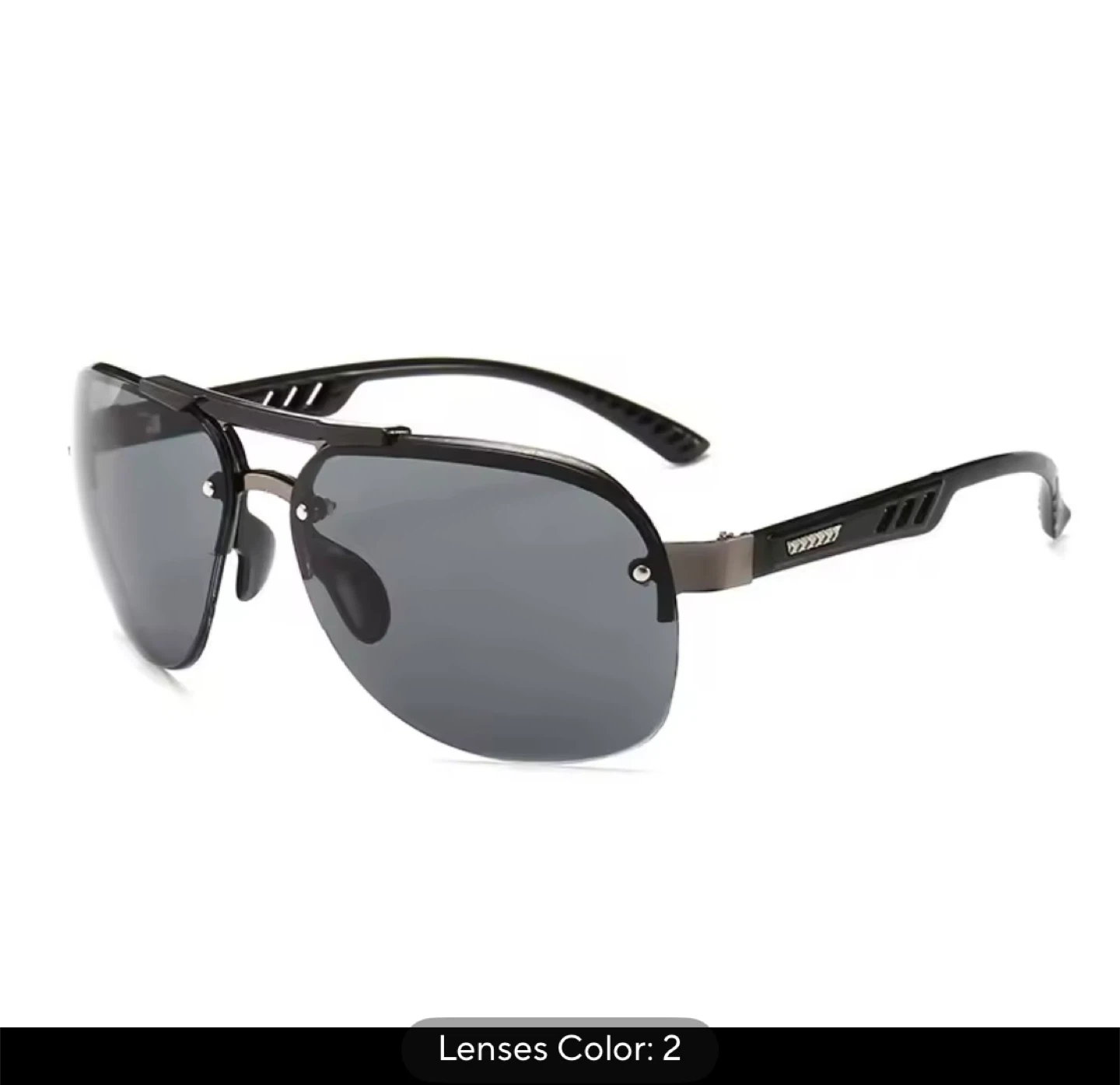Aviator Sunglasses - Black