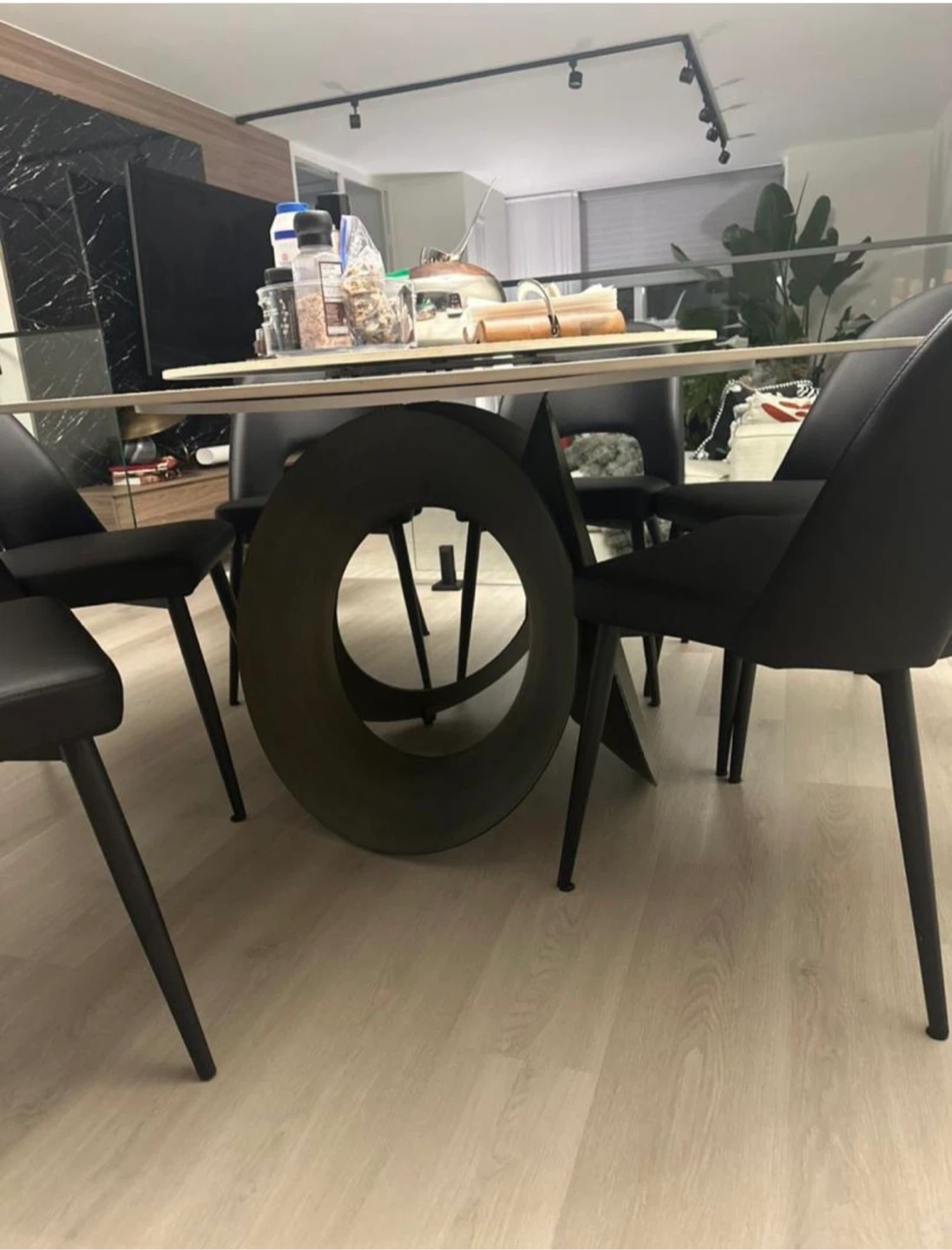 Dining Table Set with 6 Chairs