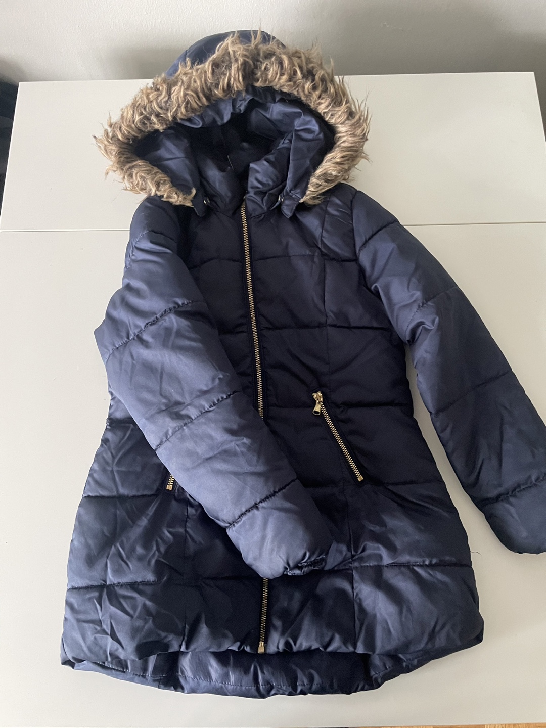Navy Blue Girls Coat