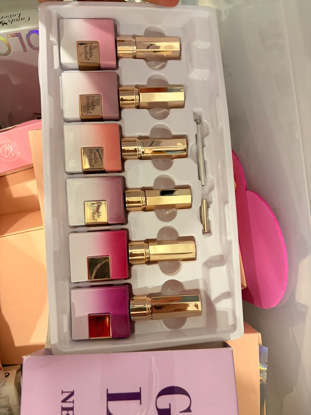 Glass Lavender Cat Eye Gel Polish Set - New - photo 3
