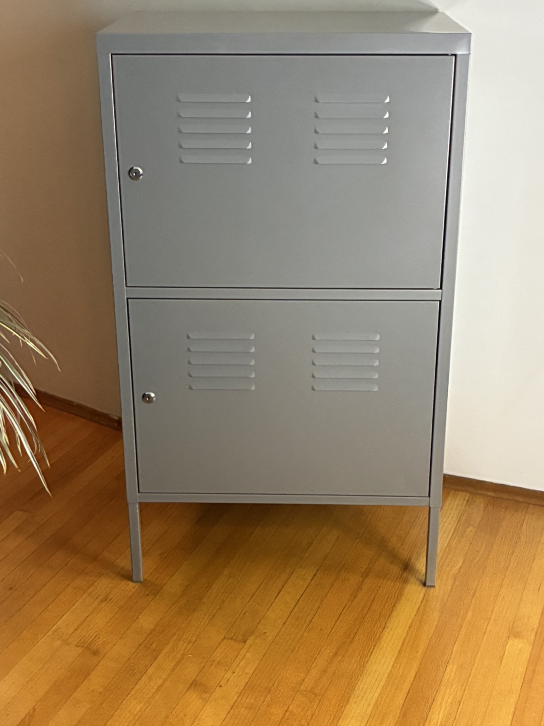 Grey Metal Locker Cabinet
