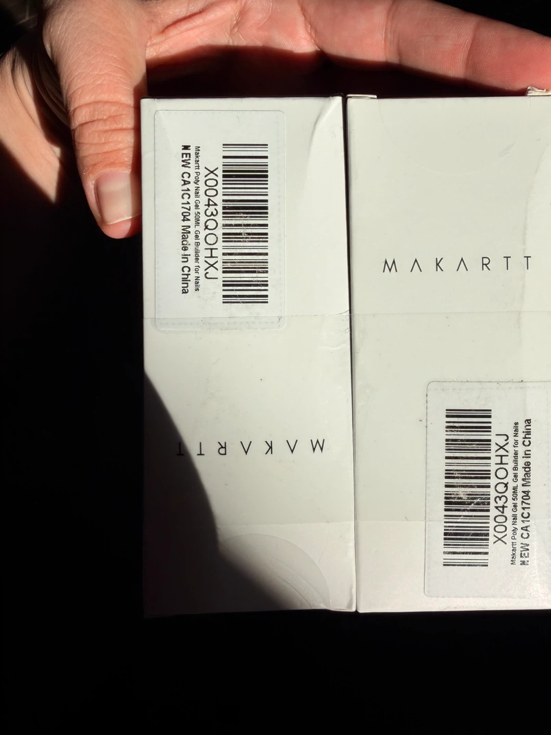 7 boxes of New Makartt Nail Extension Gel, 50ml