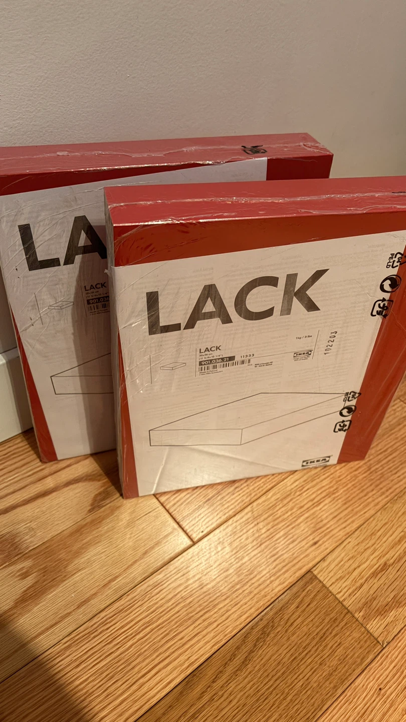 New IKEA LACK shelf