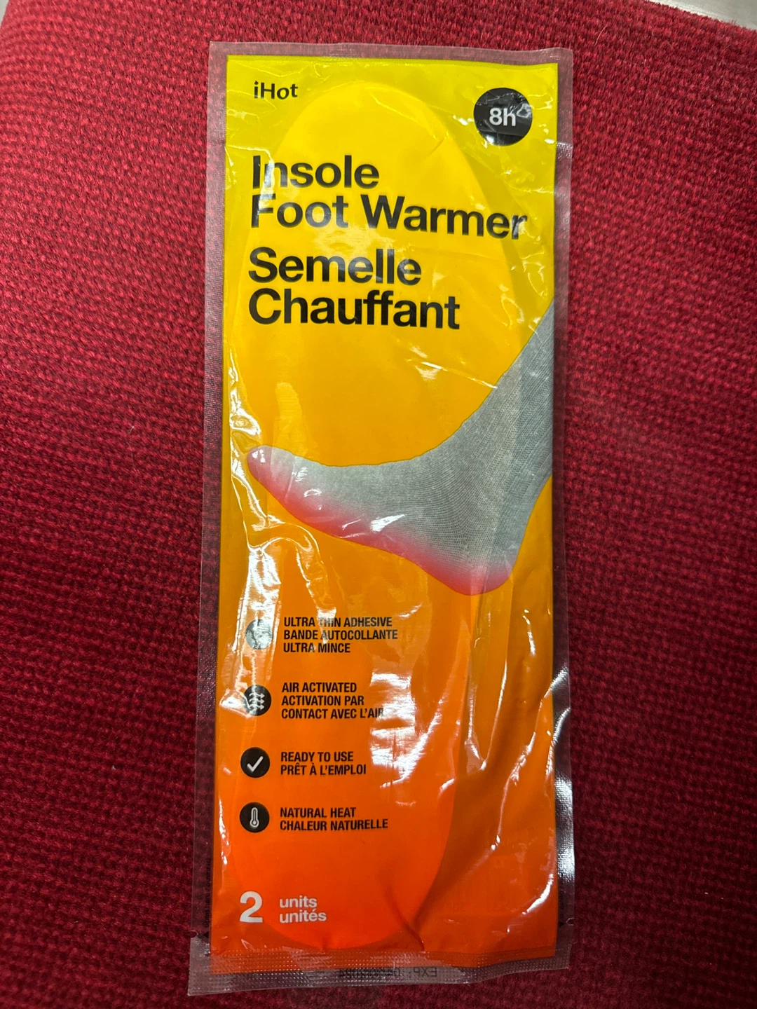 iHot Insole Foot Warmer - 2 Units