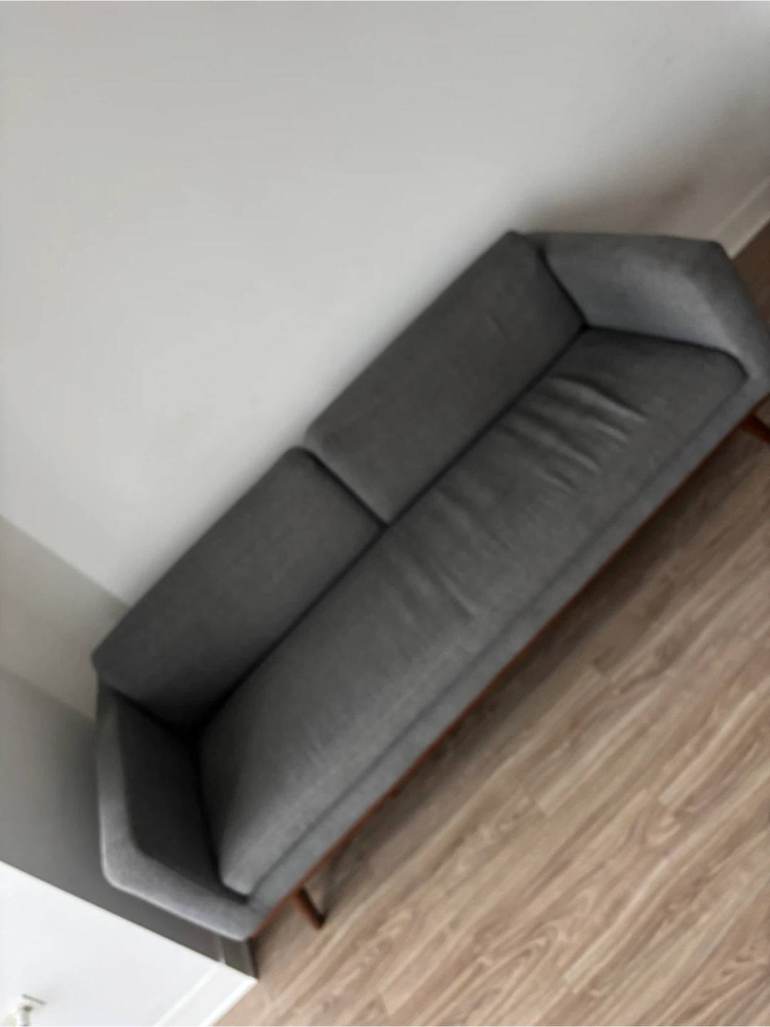 Gray Sofa - 79.6" Wide - photo 2