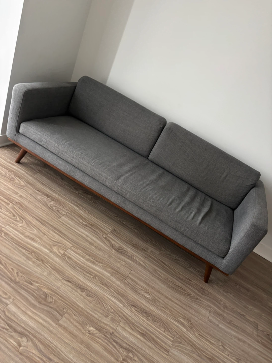 Gray Sofa - 79.6" Wide