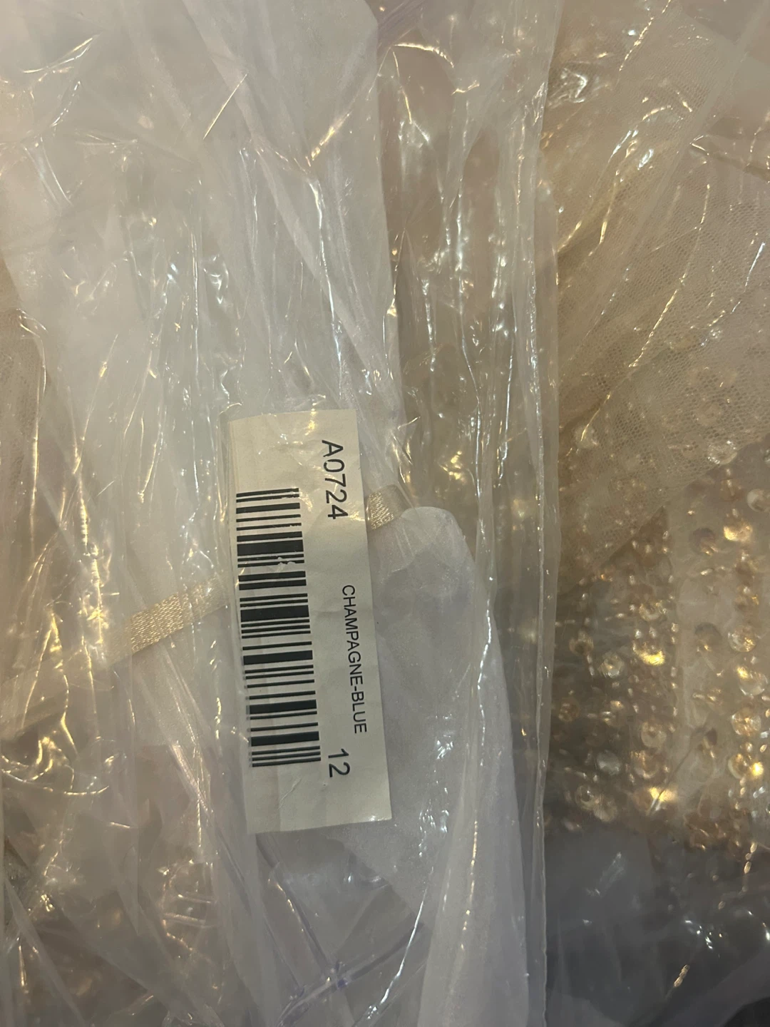 [NWOT] Andrea & Leo Couture A0724 Off Shoulder Dress - photo 4