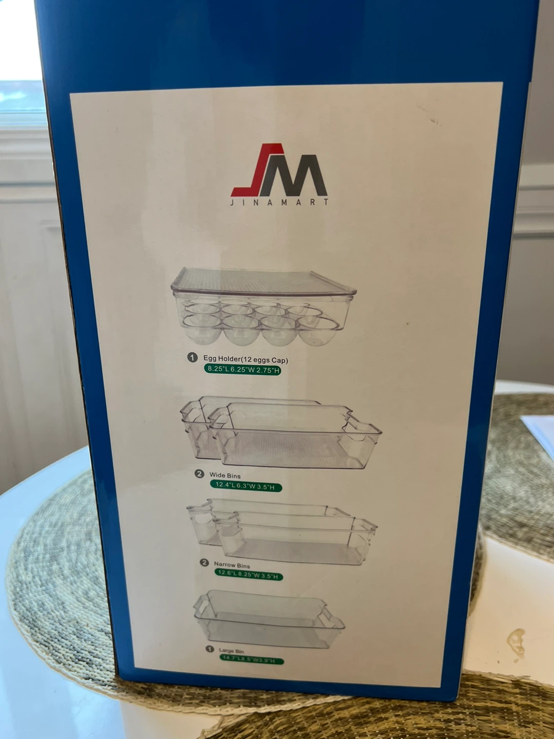 New 6PC Stackable Fridge Bins - photo 2