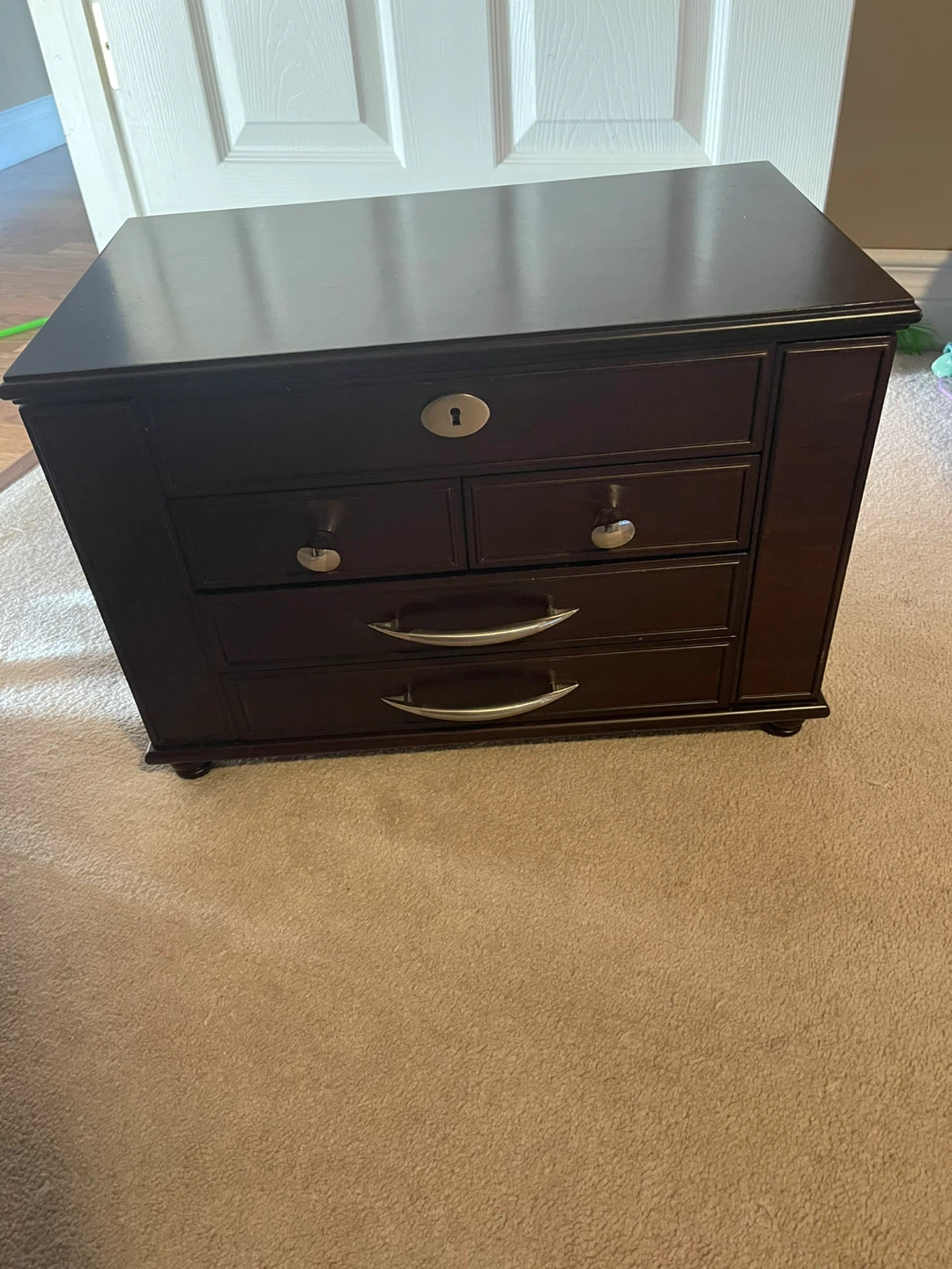 Jewelry Armoire with Drawers