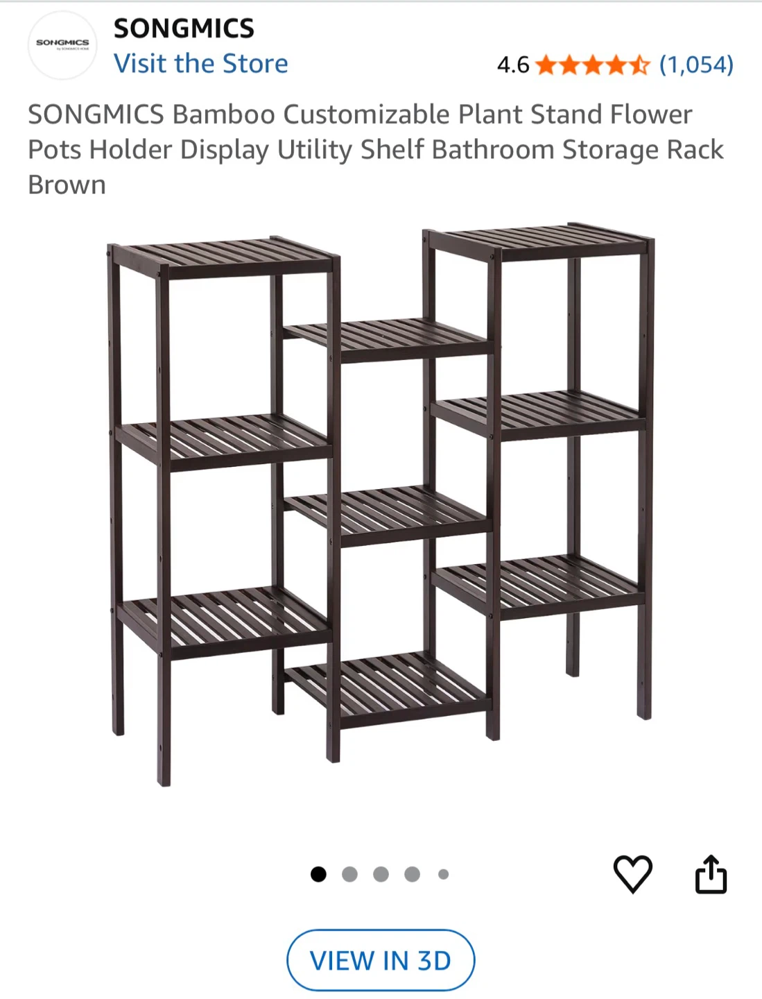 Bamboo Customizable Plant Stand