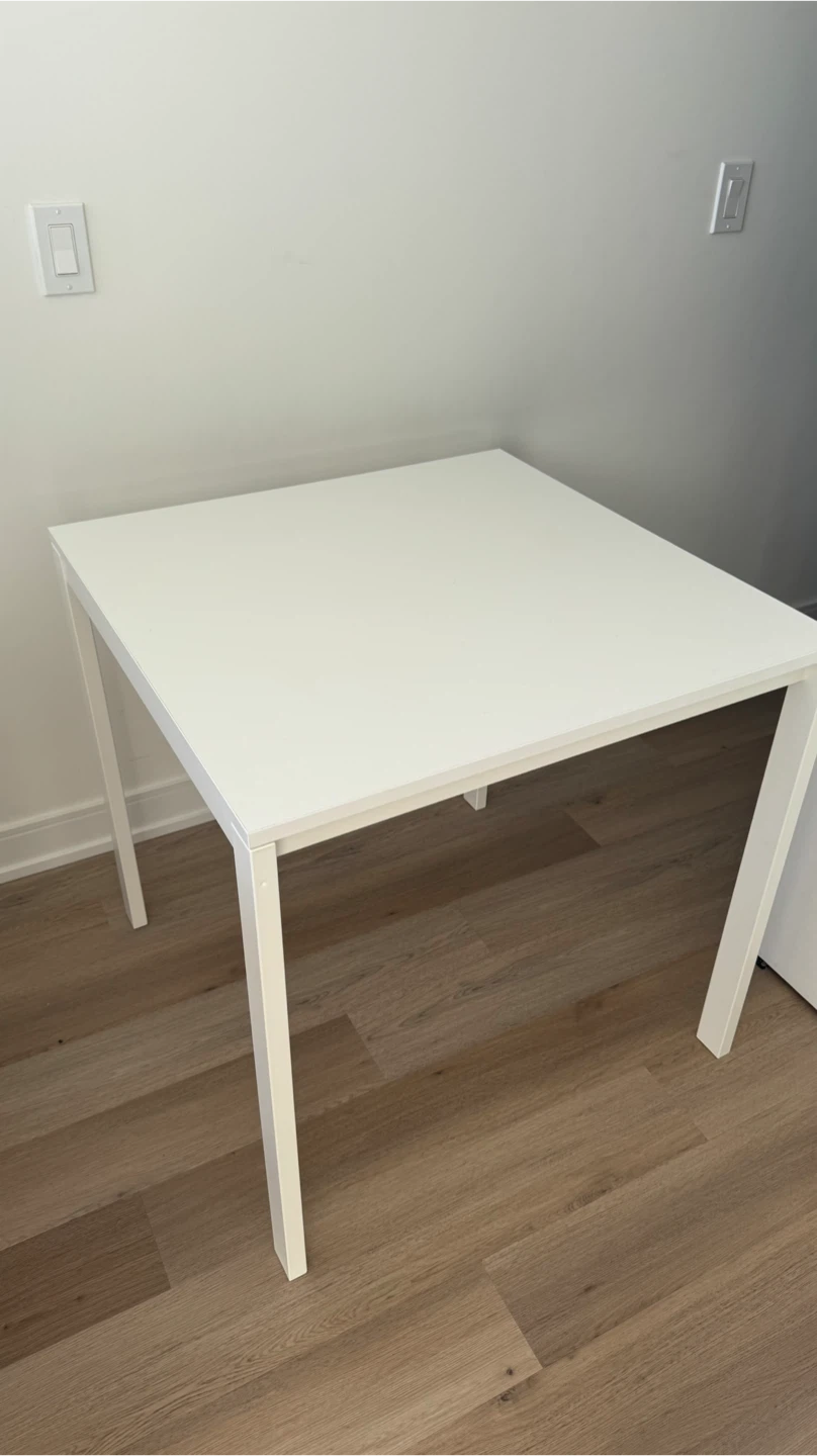 IKEA White Table & Chair Set - photo 4
