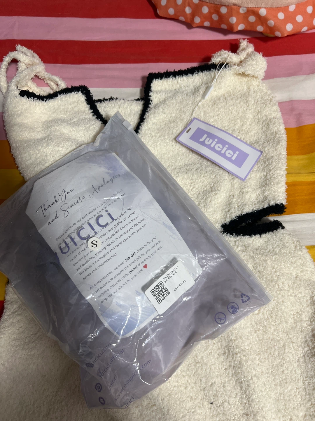Juicici Cream & Black Mini Dress - Size Small - photo 3