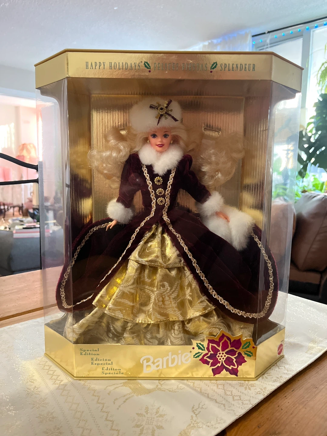 Barbie Doll Special Edition Happy Holidays 1996