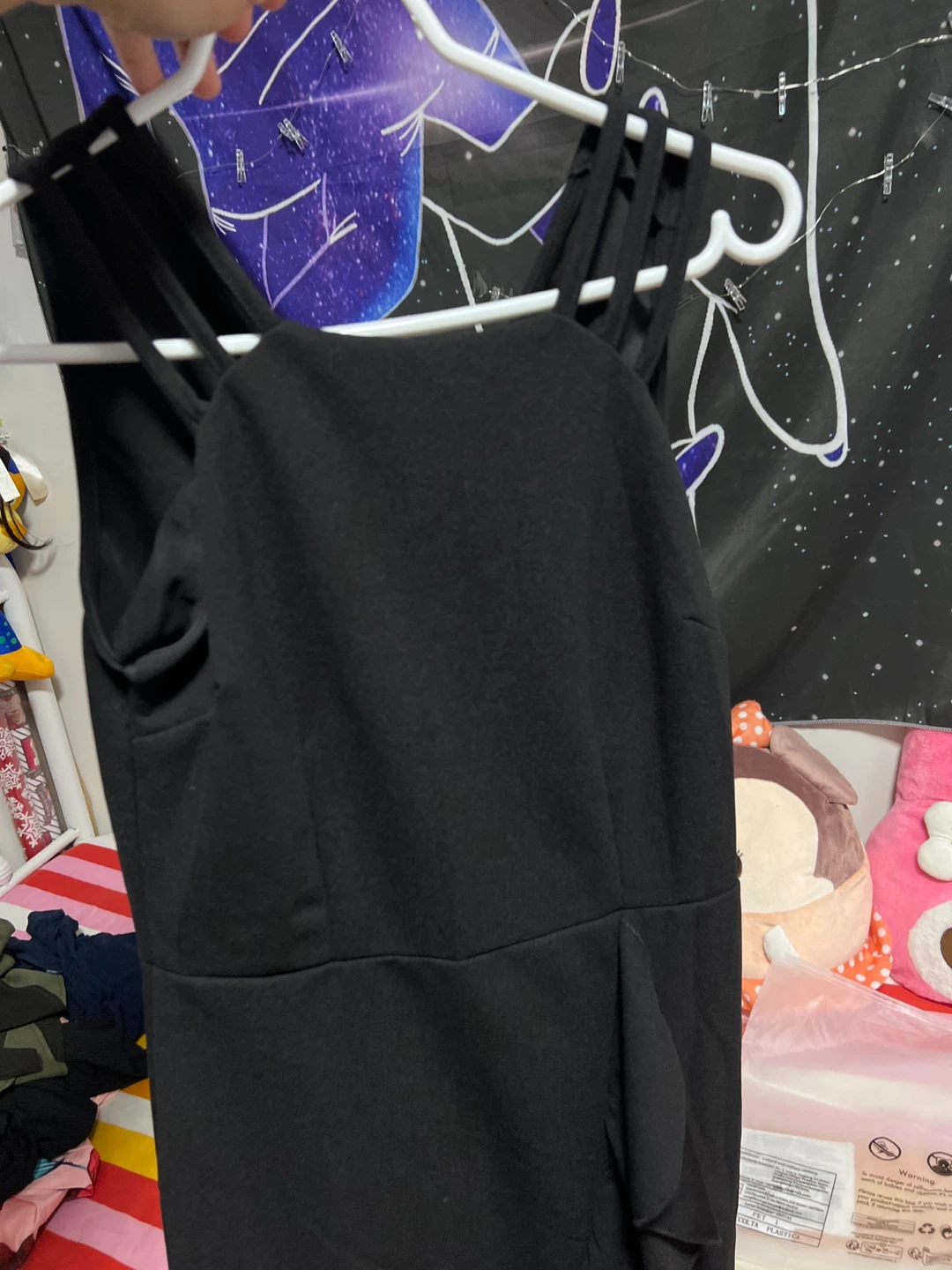 Black Ruffle Dress large - photo 3