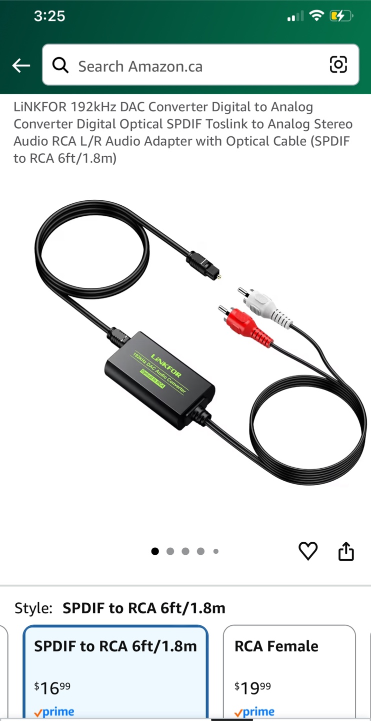 LINKFOR Digital to Analog Audio Converter