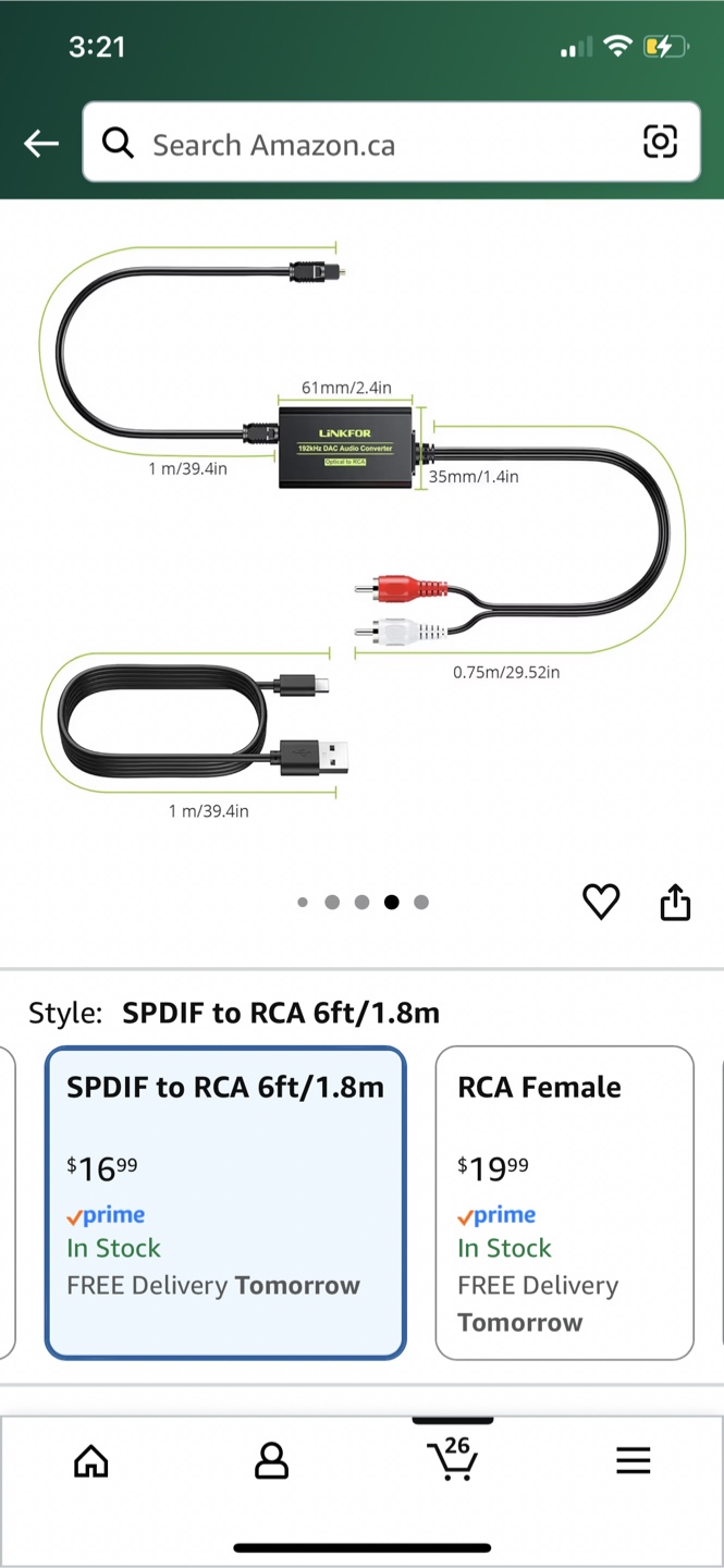 LINKFOR Digital to Analog Audio Converter - photo 2