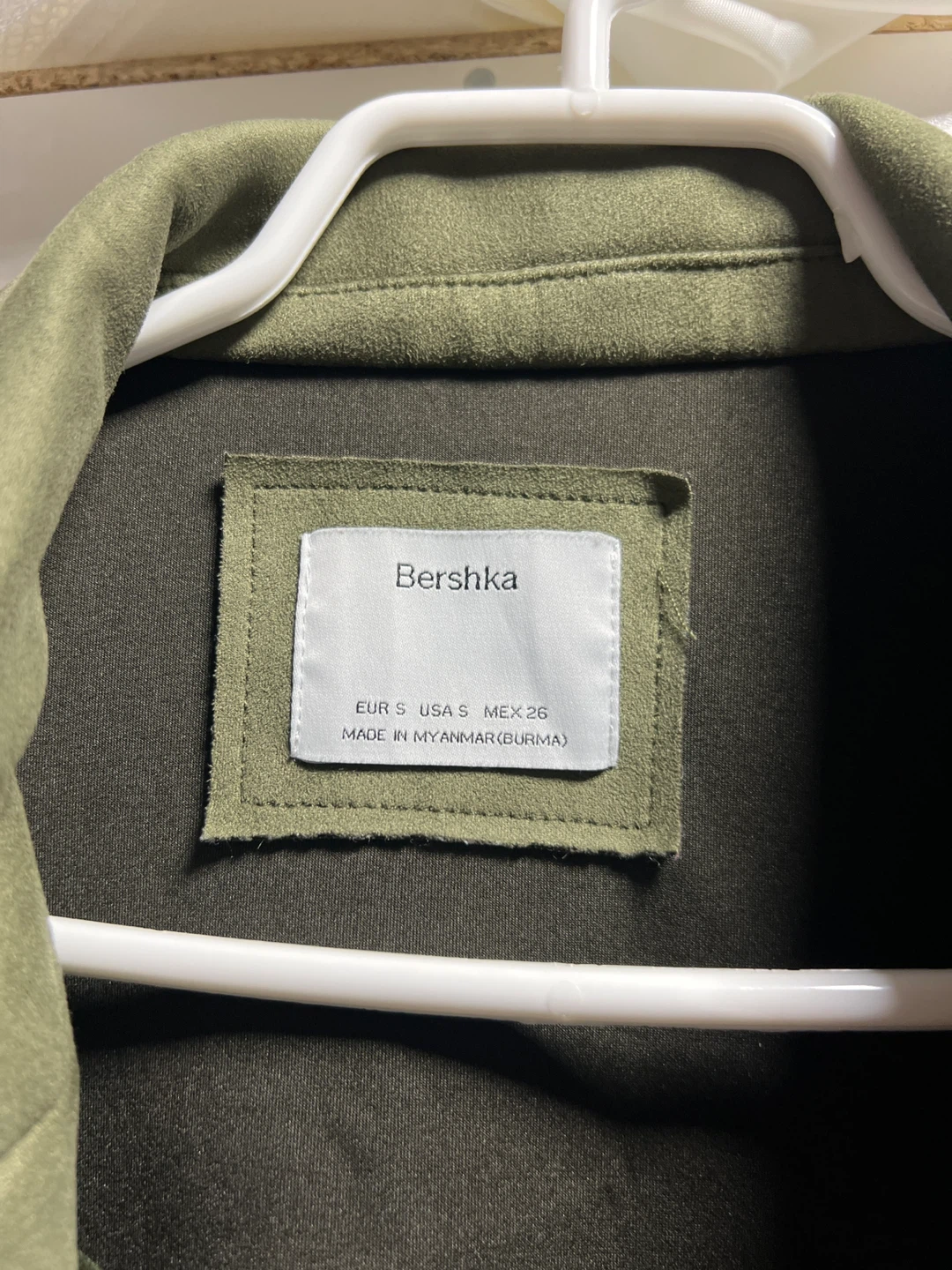Bershka Green Coat Size S - photo 2