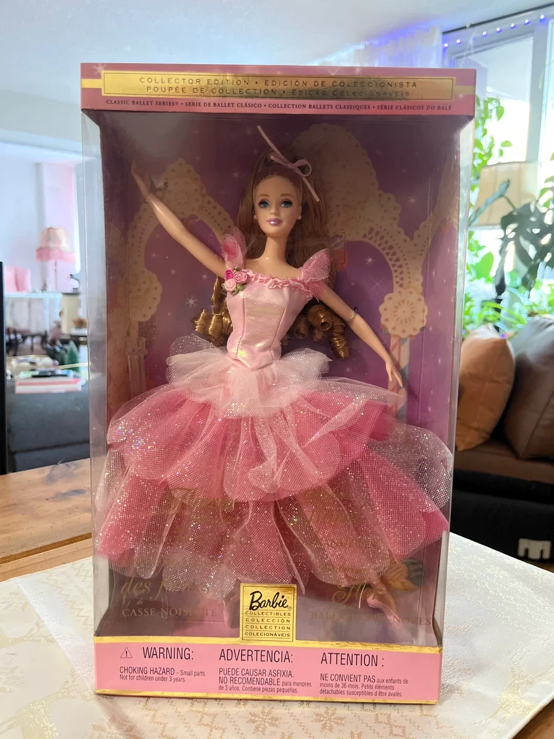 New Collectors Edition Barbie Ballerina Nutcracker Doll