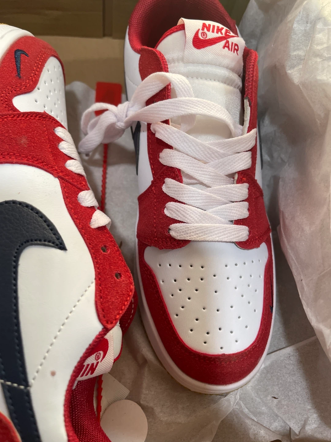 Nike Court Vision Low Red/White Size US 6.5 - photo 2