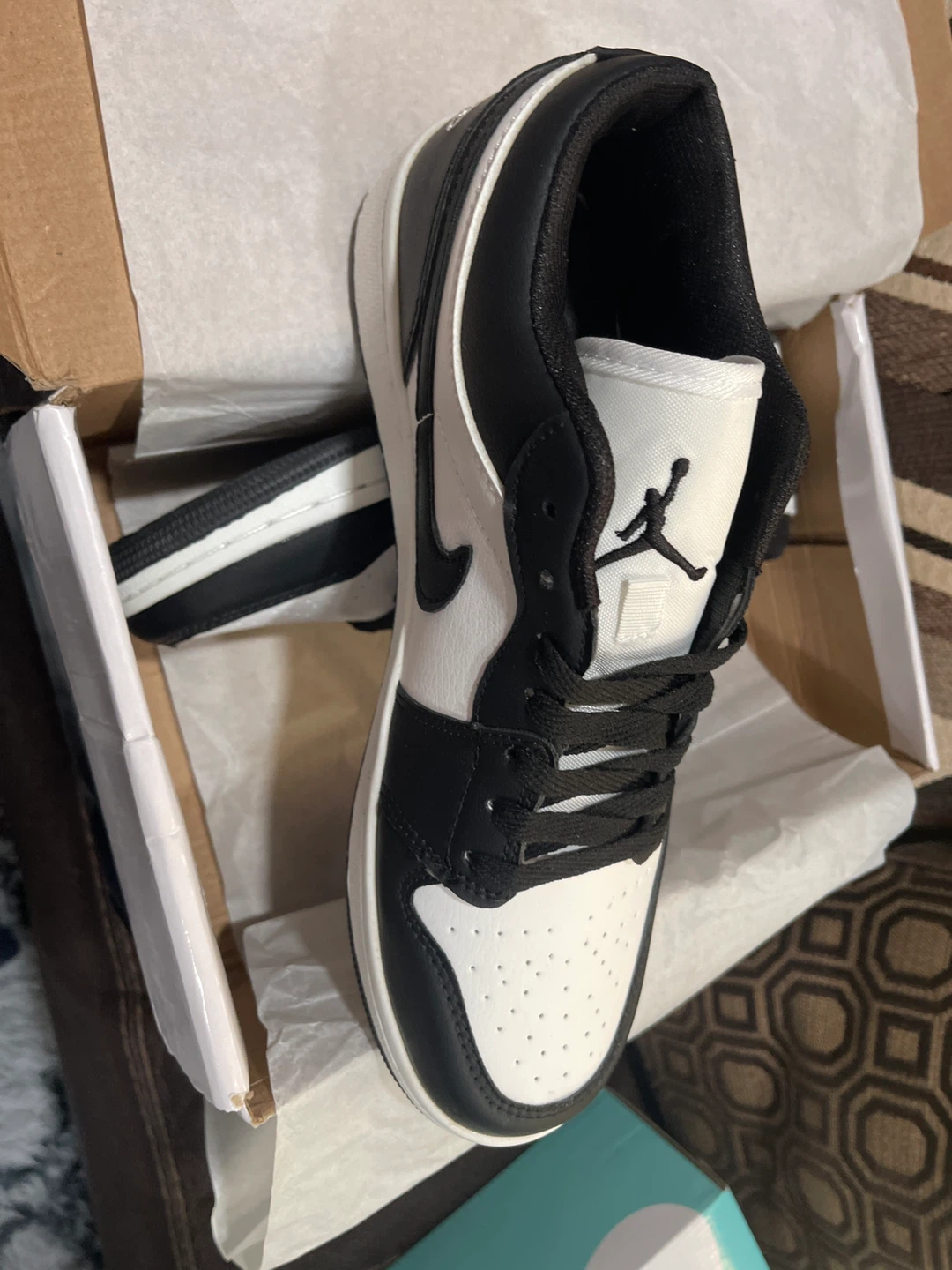 Nike Air Jordan 1 Low Black/White - photo 2