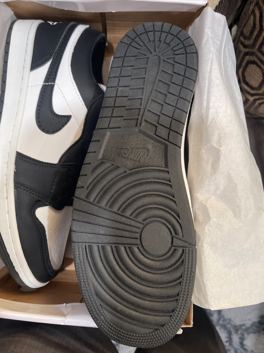 Nike Air Jordan 1 Low Black/White - photo 4