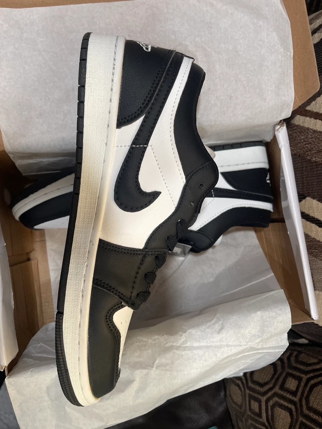 Nike Air Jordan 1 Low Black/White - photo 3