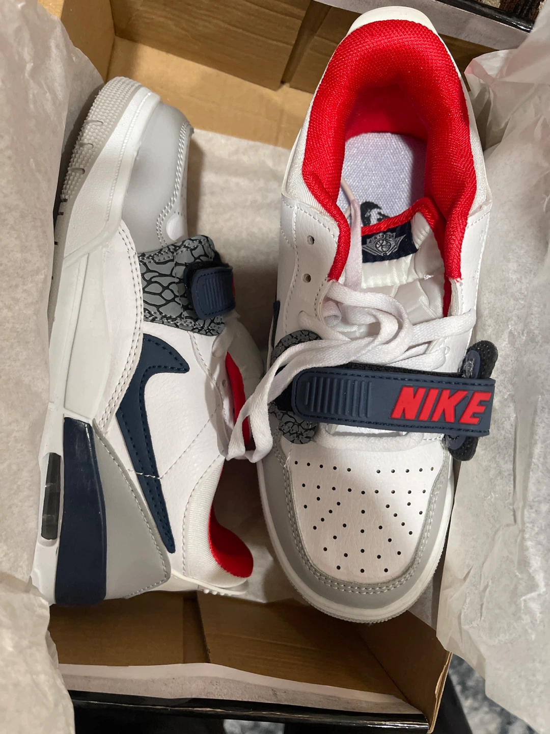 Nike Air Trainer 3 - White, Navy, Gray - photo 3