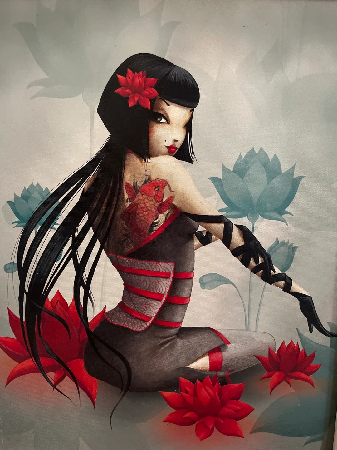 Framed Art Print - Miss Tigri Print - photo 2