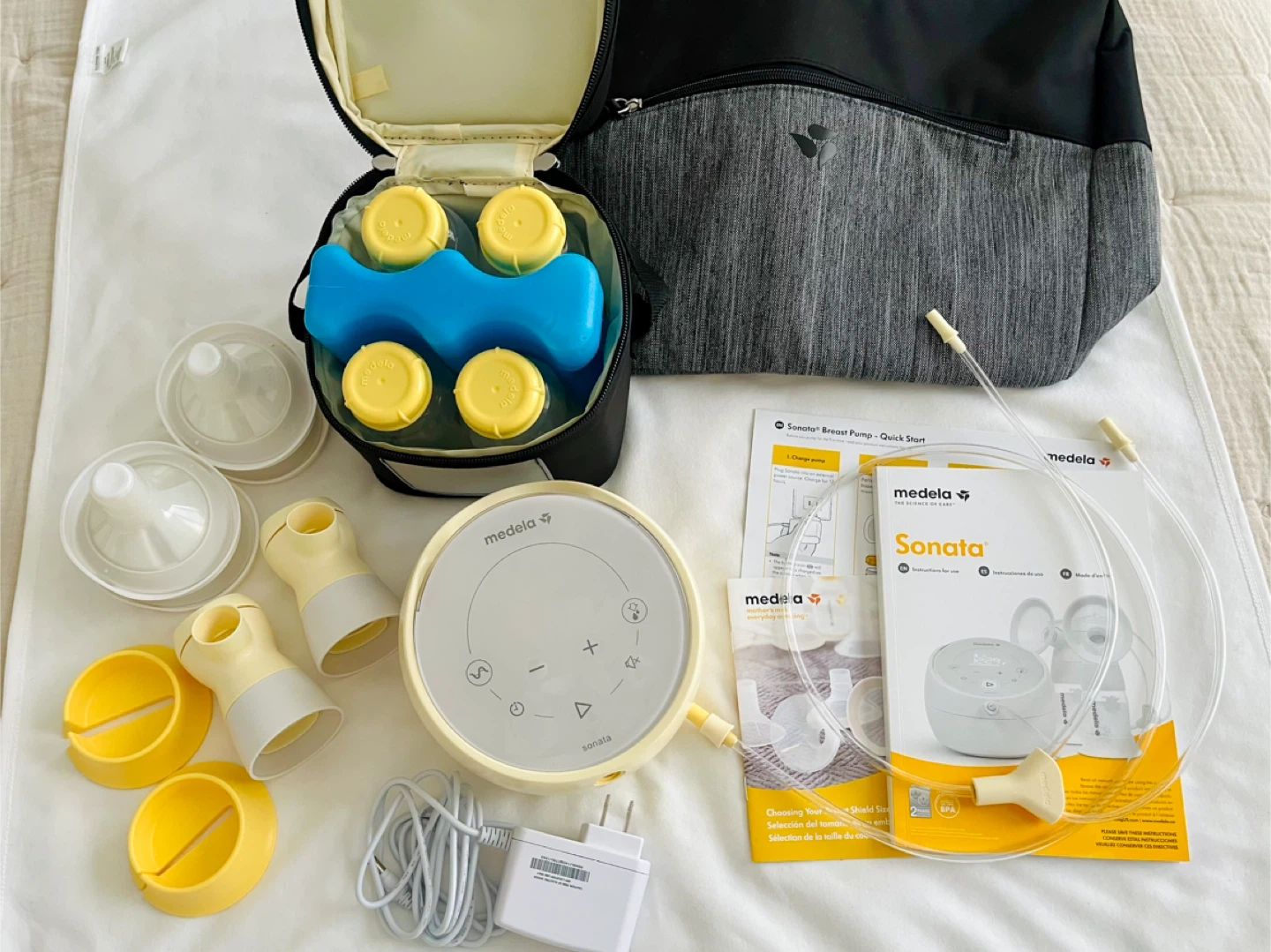 Medela Sonata Breast Pump with Accessories