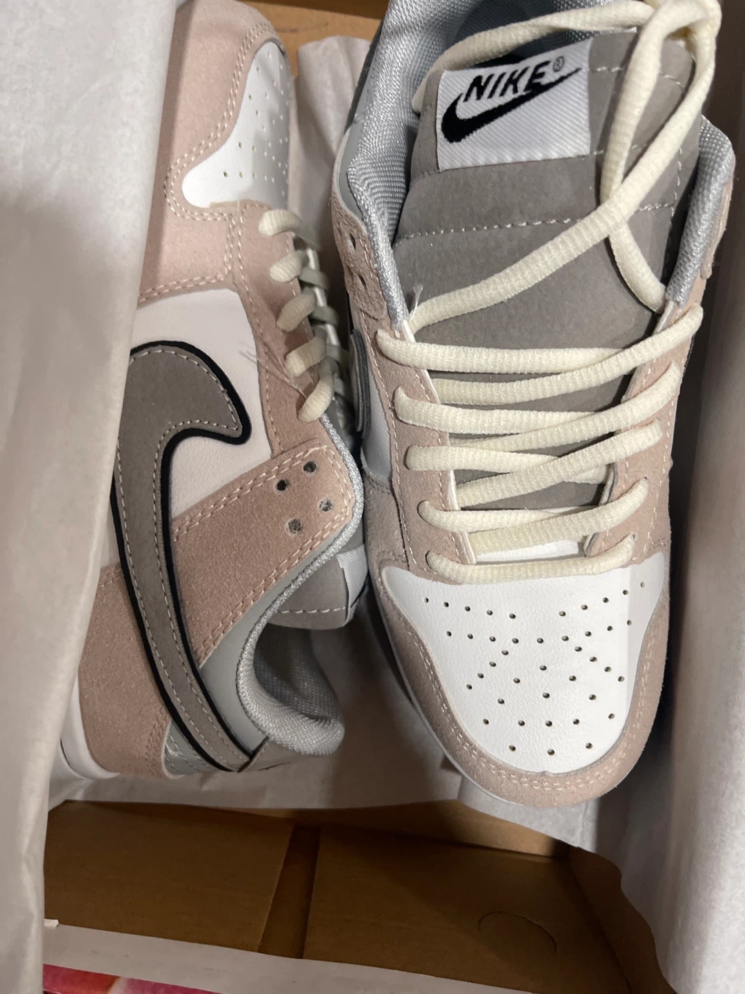 Nike SB Dunk Low Fossil Rose Size 8.5 - photo 2