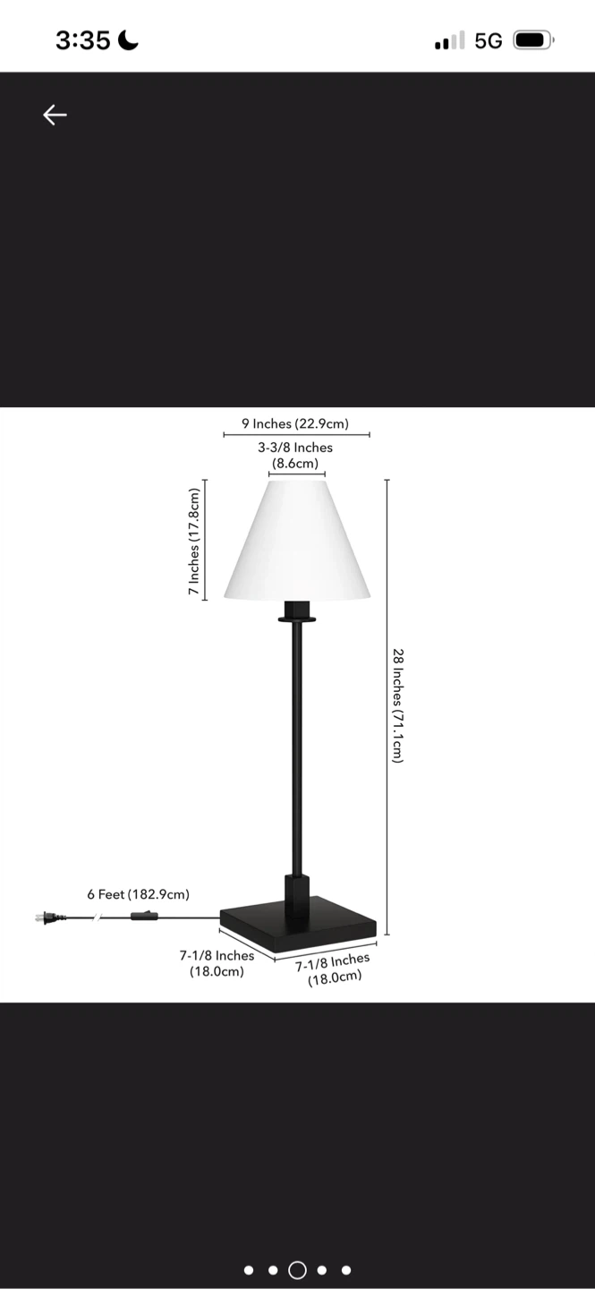 New Joss & Main Rosline 28" Table Lamp - photo 5