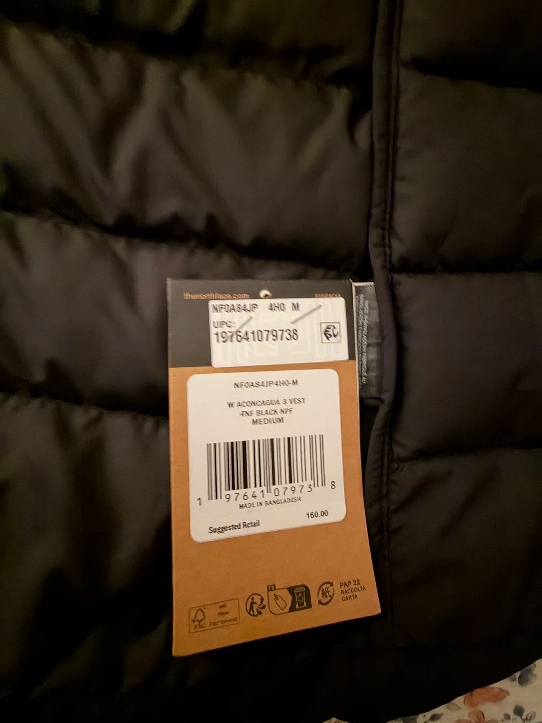The North Face Aconcagua 3 Vest - Black, Medium - photo 4