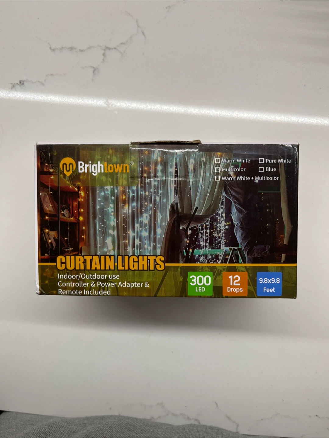 Curtain Lights, 300 LED, Indoor/Outdoor