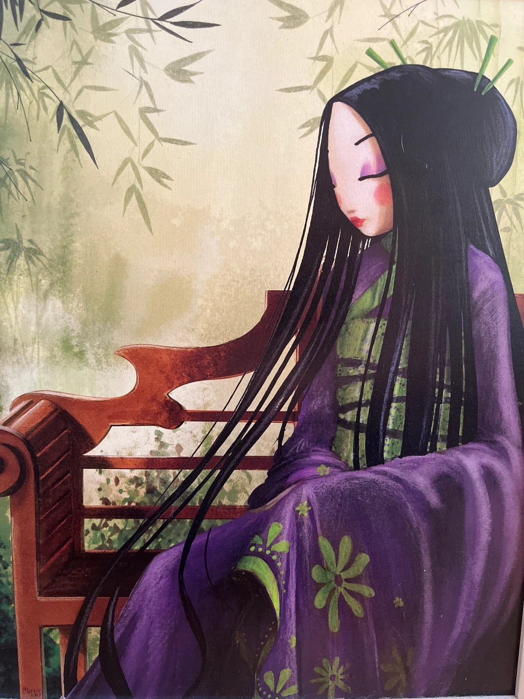 Framed Print - Miss Tigri “Meditaton” Framed Print - photo 2