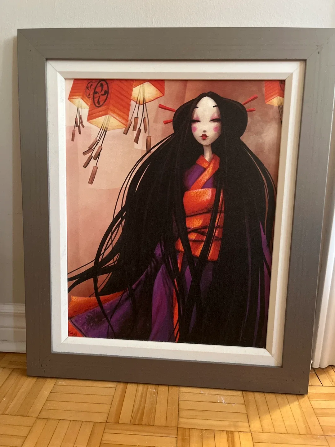 Framed Art Print - Miss Tigri Art Print