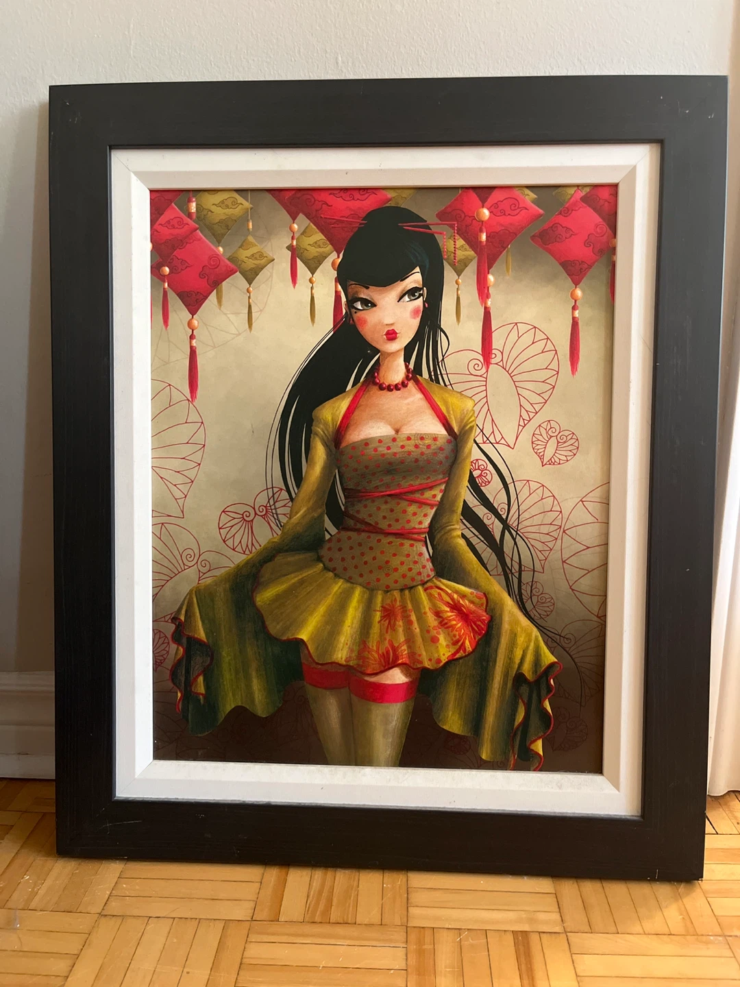 Misstigri Framed Illustration Art Print
