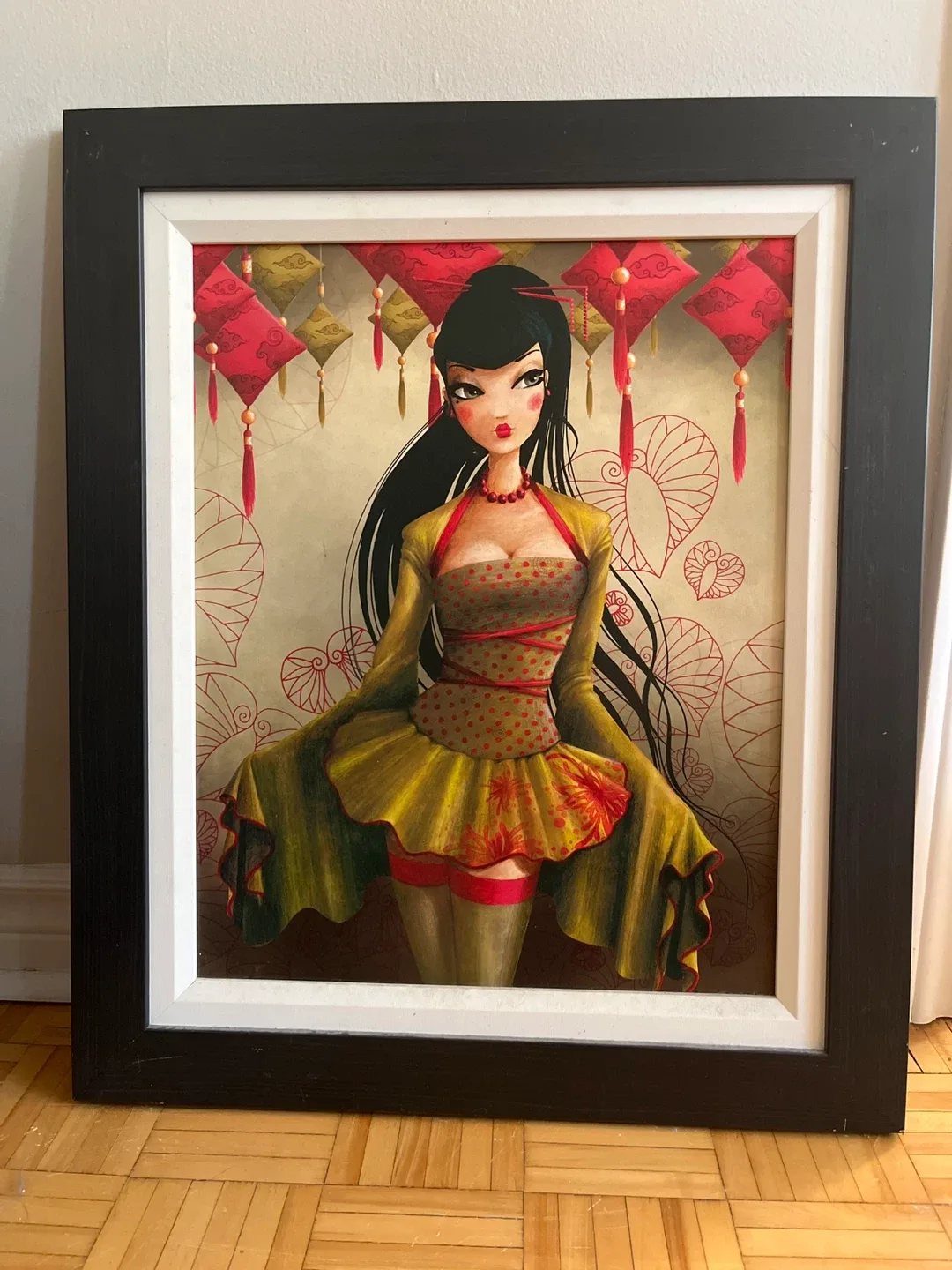 Misstigri Framed Illustration Art Print