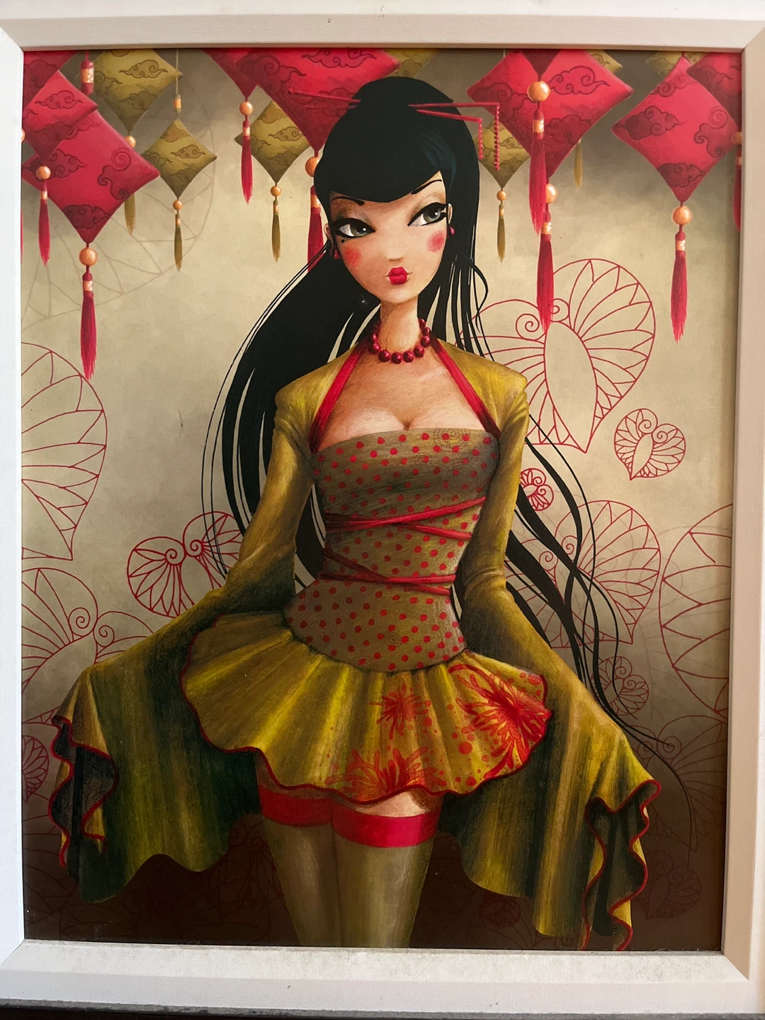 Misstigri Framed Illustration Art Print - photo 2