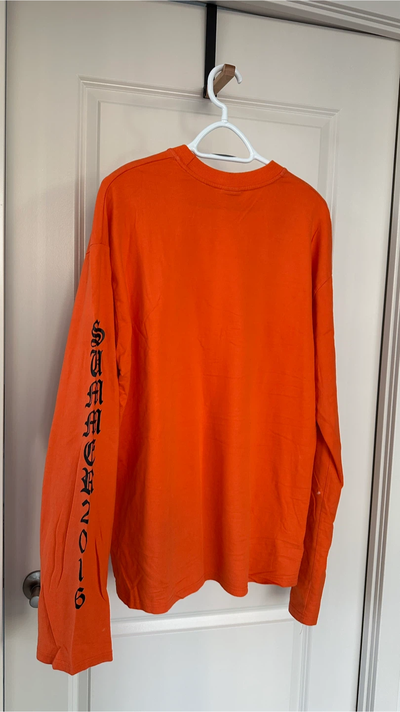 Vetements Orange Long Sleeve Top - photo 4