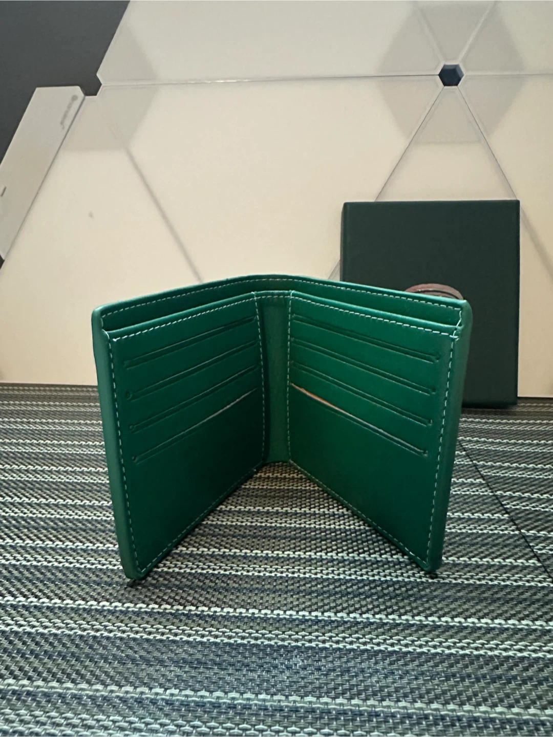 Goyard Green Wallet with Box - photo 4