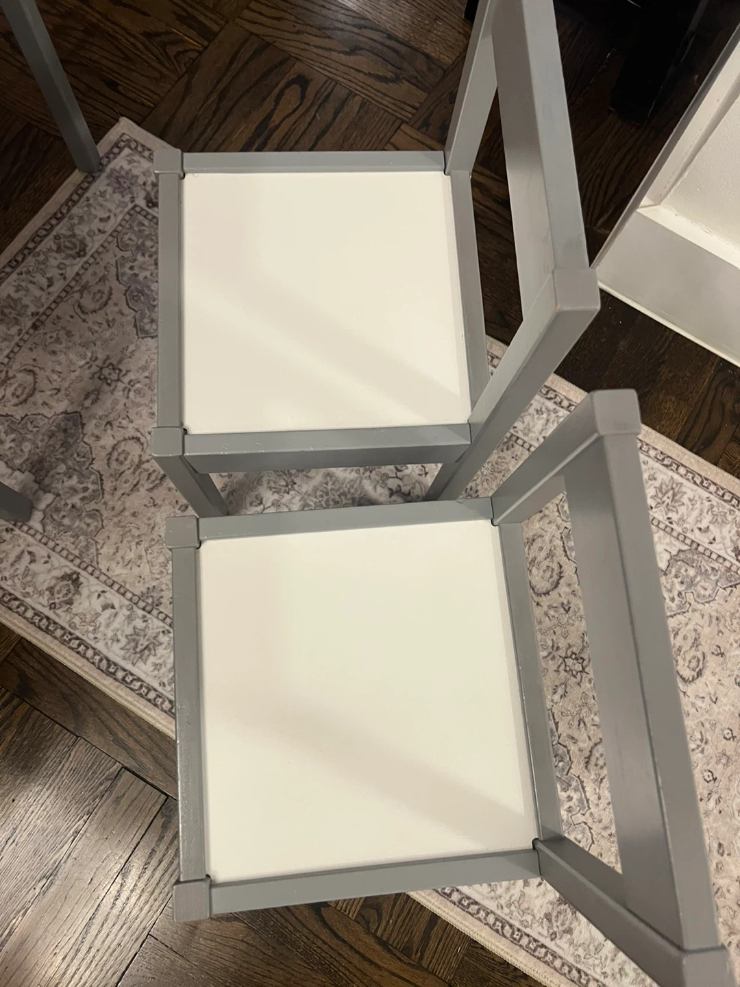 Kids Table & Chair Set - Grey and white - photo 3