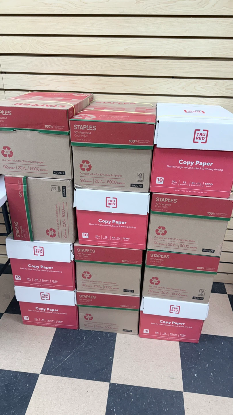 Staples & Tru Red Copy Paper - 5000 Sheets - photo 3