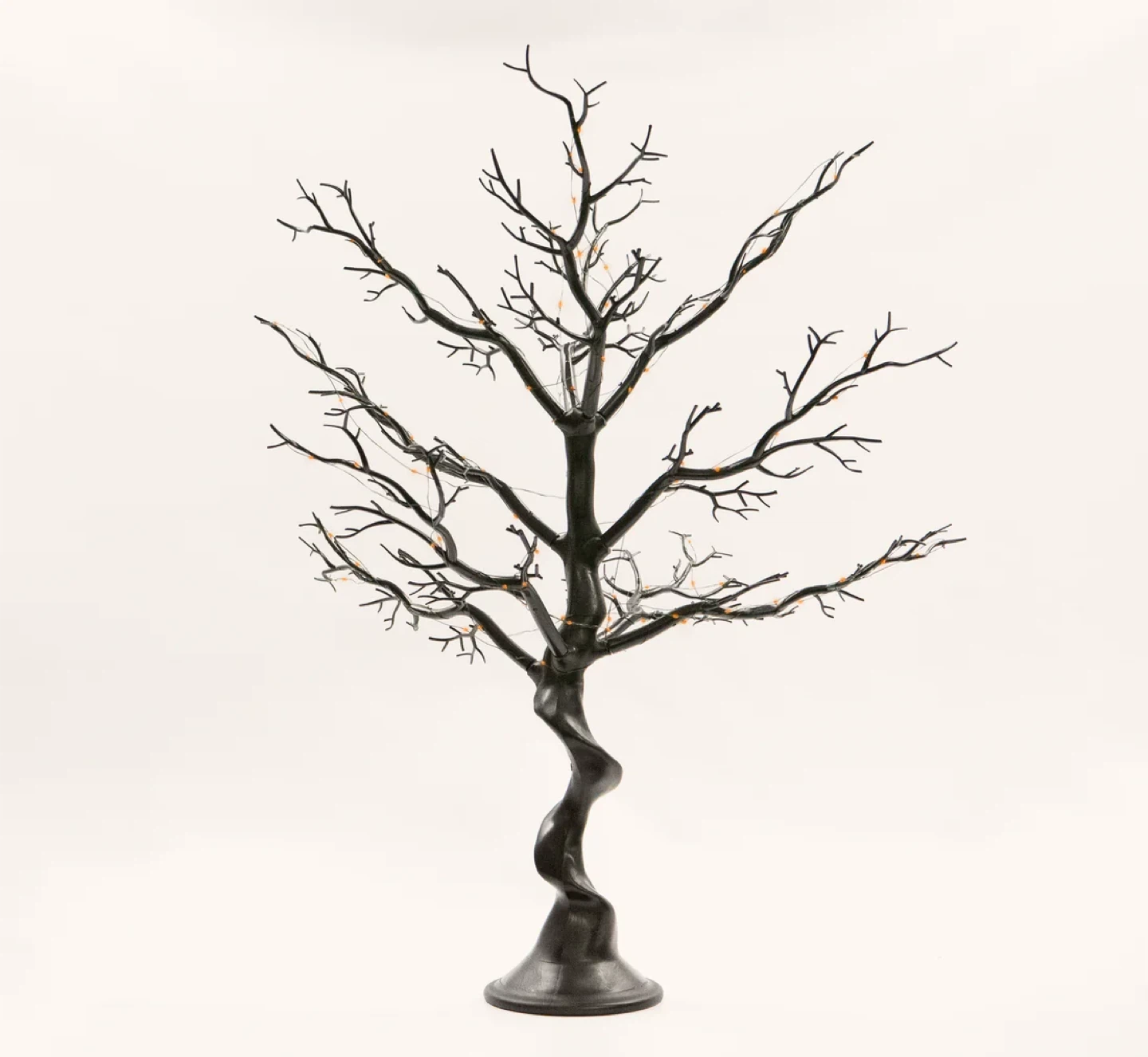 Halloween Black Willow Tree with Lights