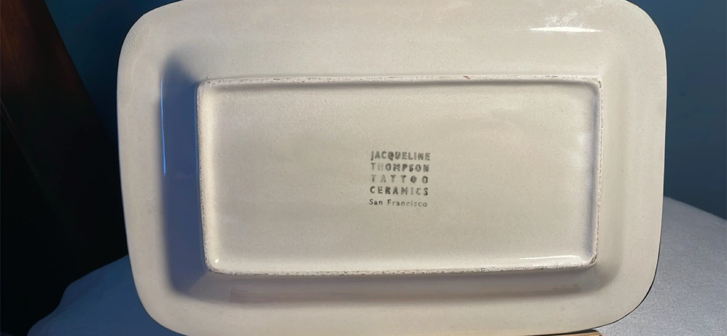 Jacqueline Thompson Tattoo Ceramics Tray - photo 2