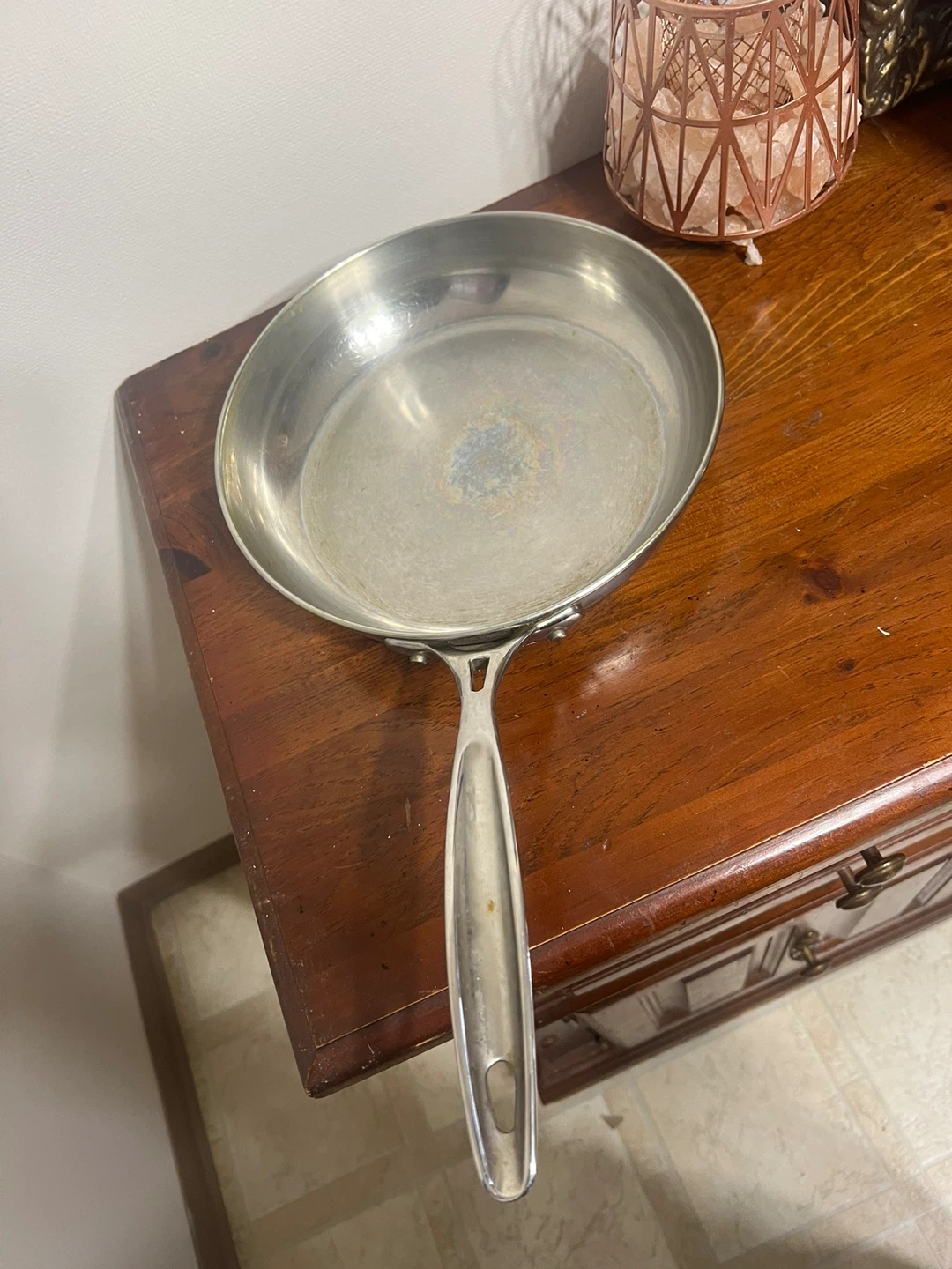Stainless Steel Frying Pan with Lid