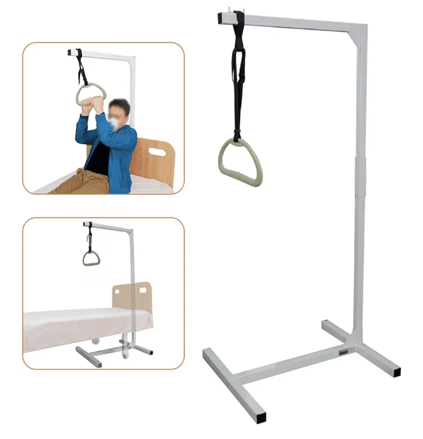 Adjustable Bed Assist Rail Grab Bar