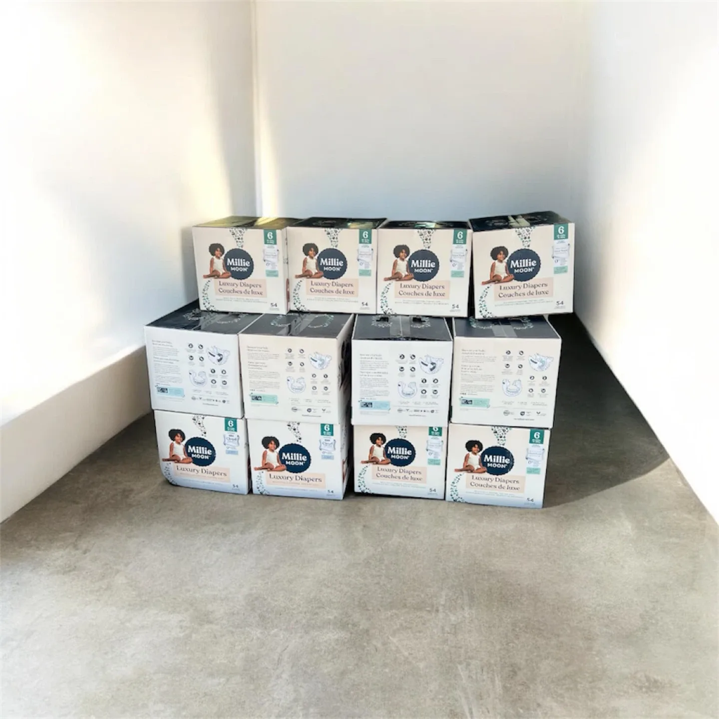 Millie Moon Size 6 Diapers - 54 Count