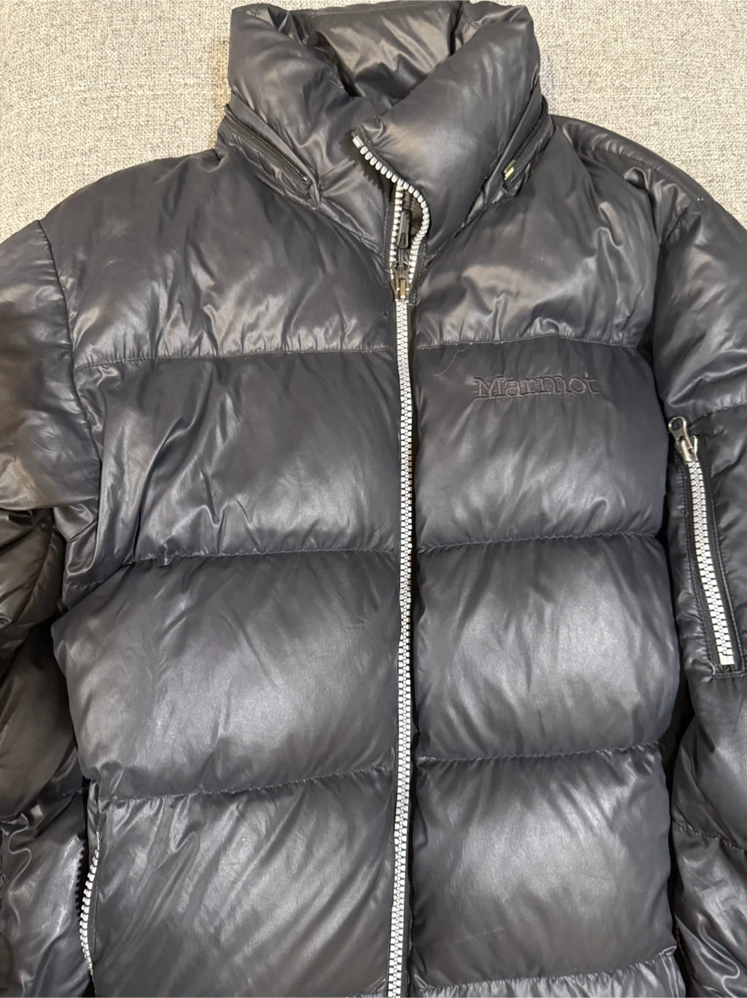 Marmot Puffer Jacket, Size M, Black - photo 2